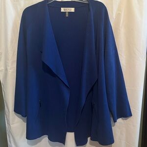 KASPER Shawl Collar Open-Front Cardigan Sweater